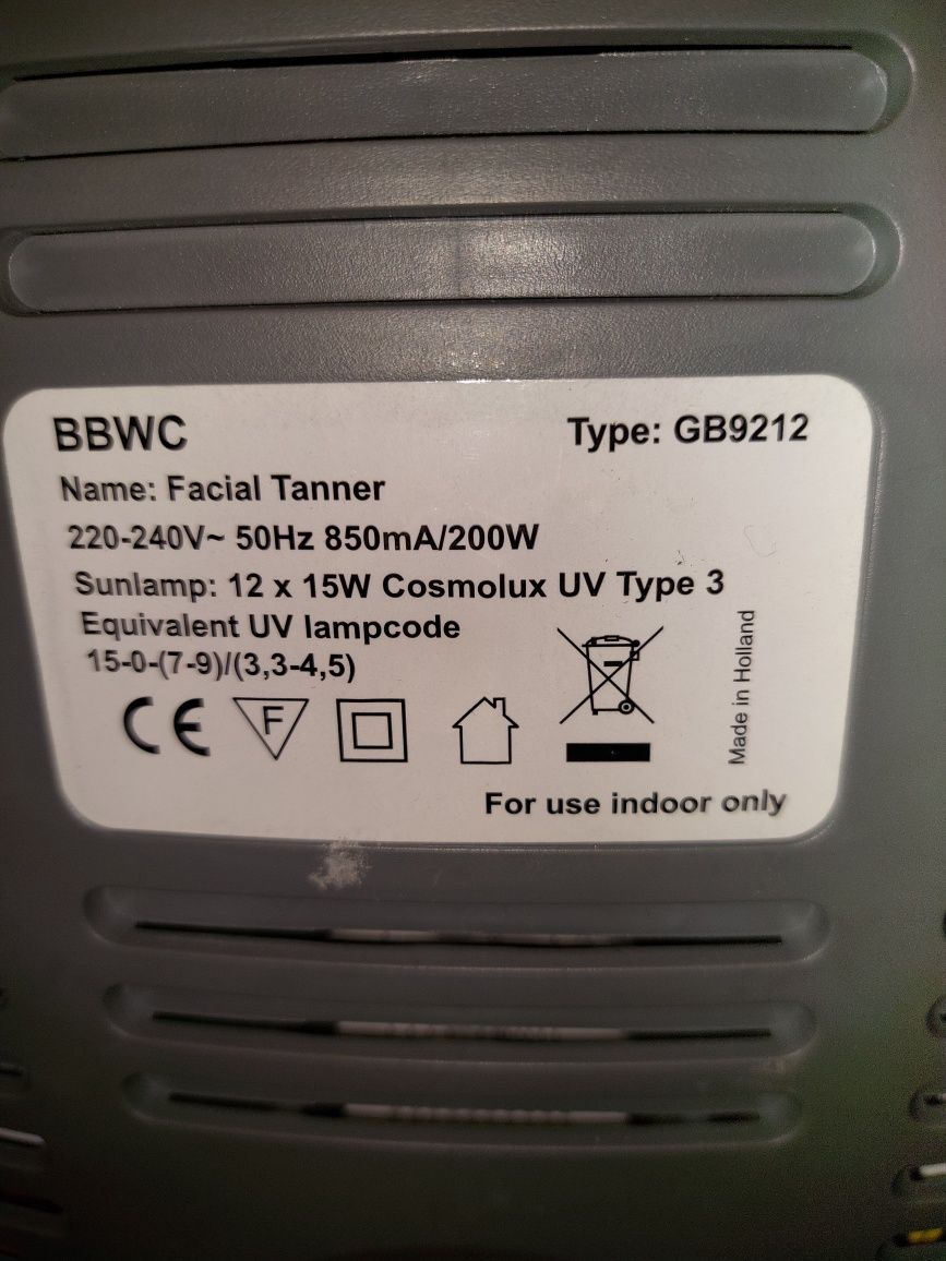 Solar facial cu neoane uv sau pentru altele