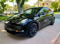 Tesla model Y  standard  идеальная пробег 7000 чёрный салон карбон