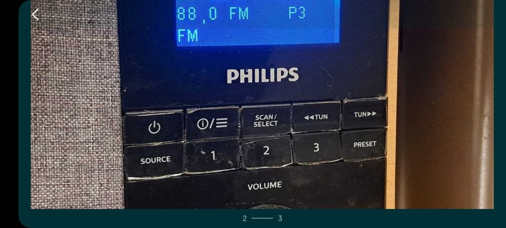 Radio portabil Philips TAR5505/10, DAB+, FM,