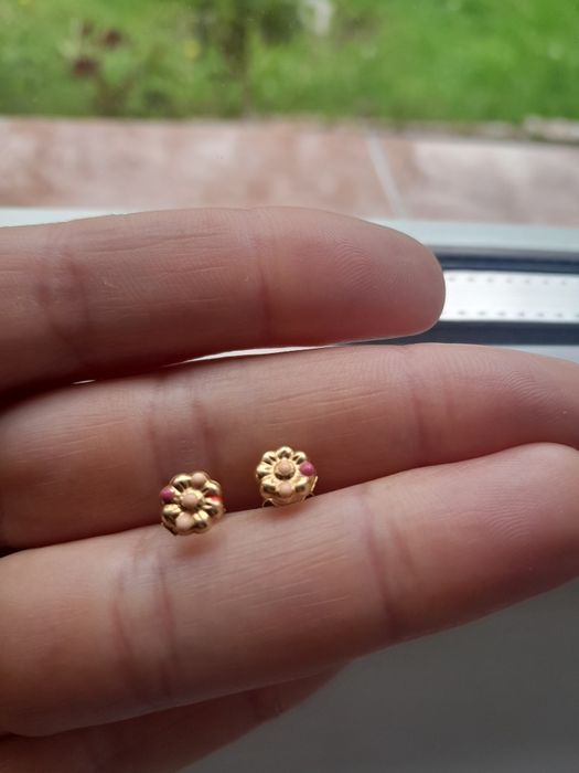 Cercei aur fetita 18k