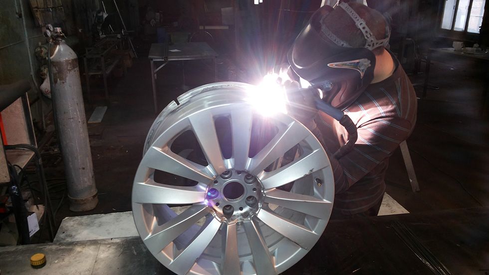 Аргон правка дисков ремонт дисков прокат дисков ремонт сварка дисков