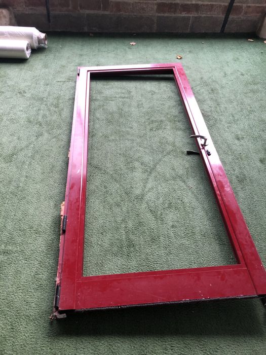 Usă aluminiu fara sticla interior 100/225