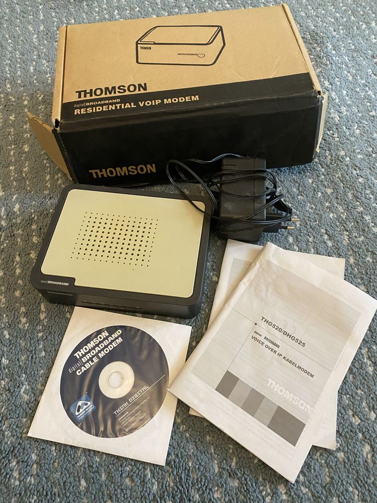 Decodor DIGI + C, Router Telekom, Modem Thomson