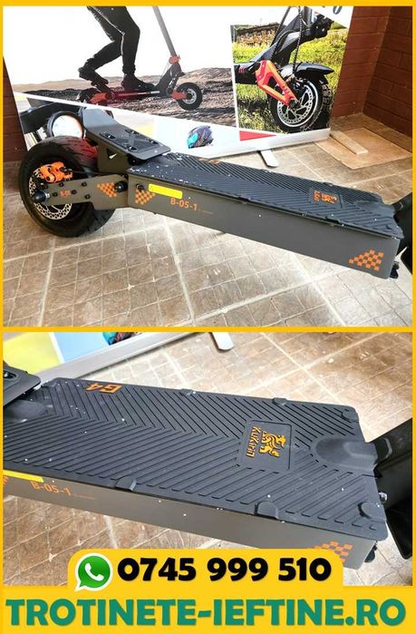 Motor Puternic: Trotineta Electrica KuKirin G4, Sigilata in Cutie
