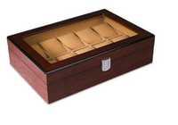Cutie lemn pentru depozitare ceasuri 10 locasuri