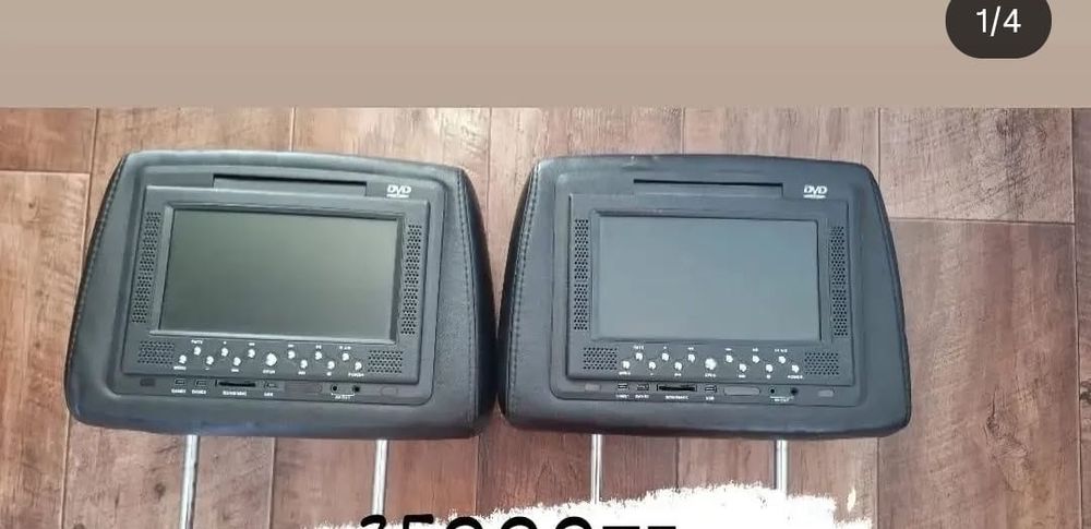 Подголовники на лексус кожанные с манитором