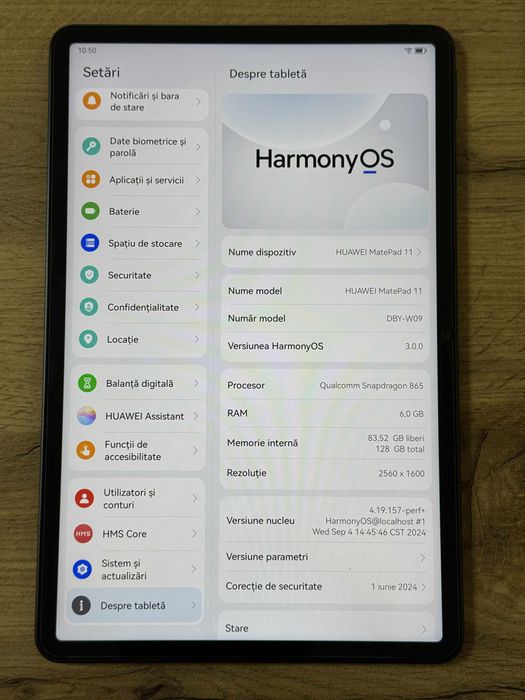 Huawei MatePad 11 (plus un telefon P30 lite)