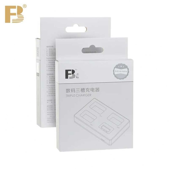 Incarcator triplu acumulatori Canon LP-E6 Sony NP-FZ100 Sony NP-FW50