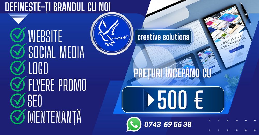Website, logo, SEO, mentenanta