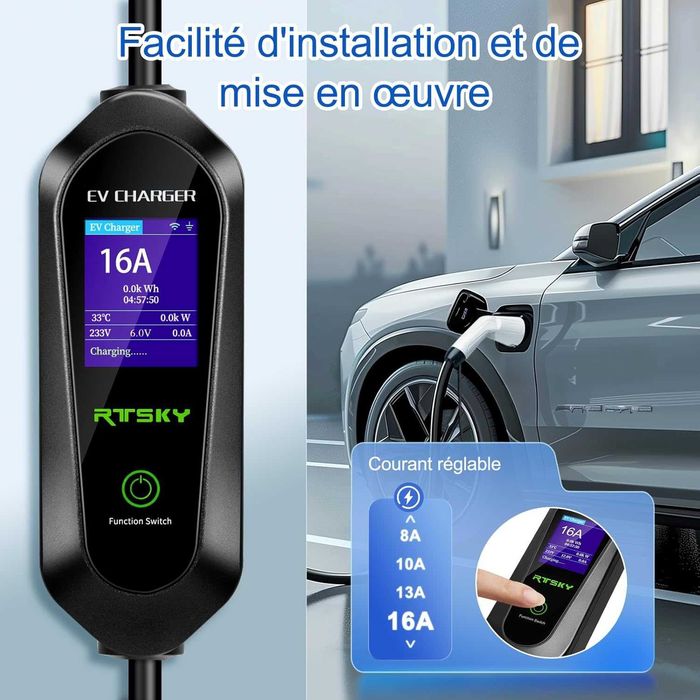 Statie mobila incarcare auto 3.5Kw monofazic 16A 5m,REDUS de la 900RON
