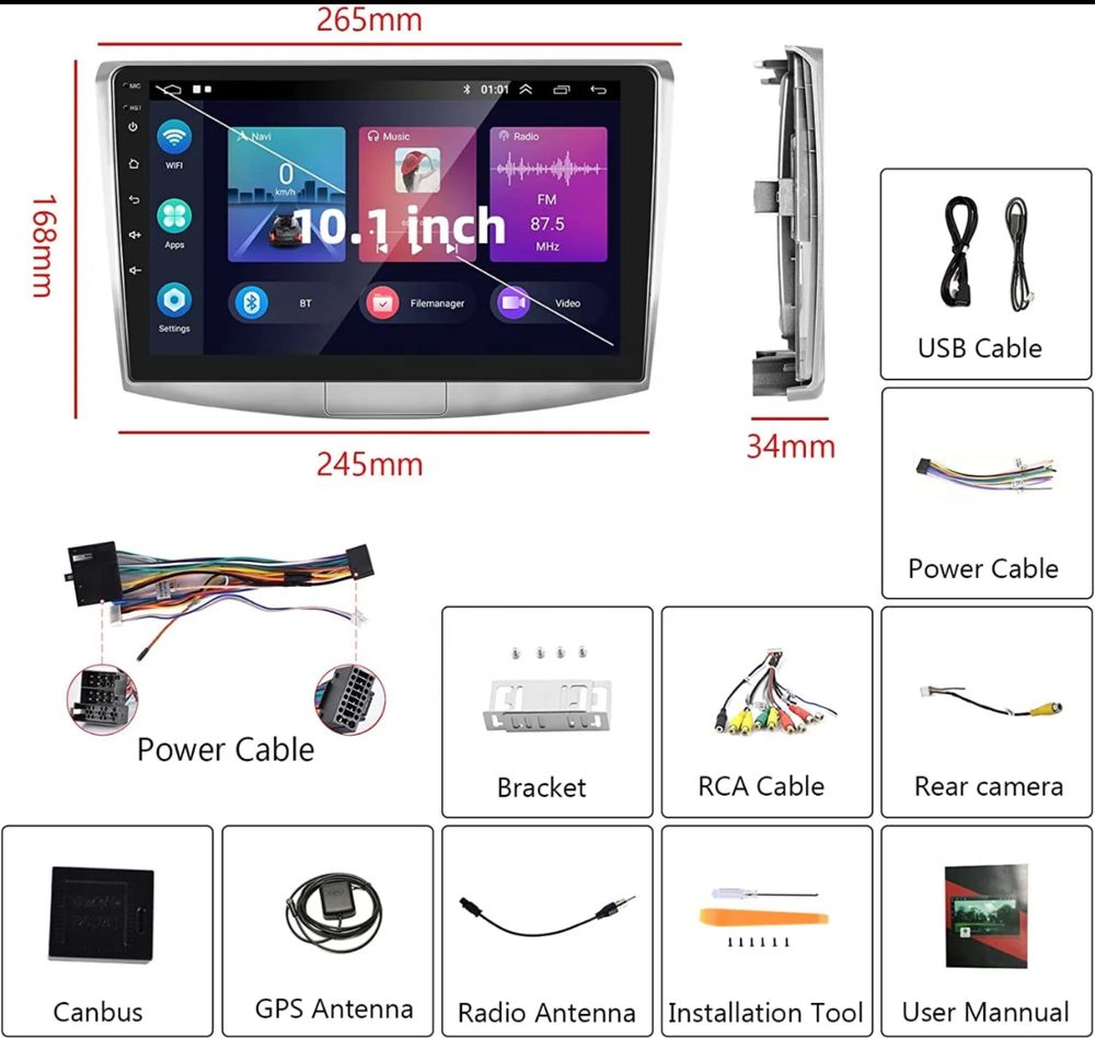 Navigatie Carplay 4GB RAM Passat B6,Passat B7, Passat CC NOUA