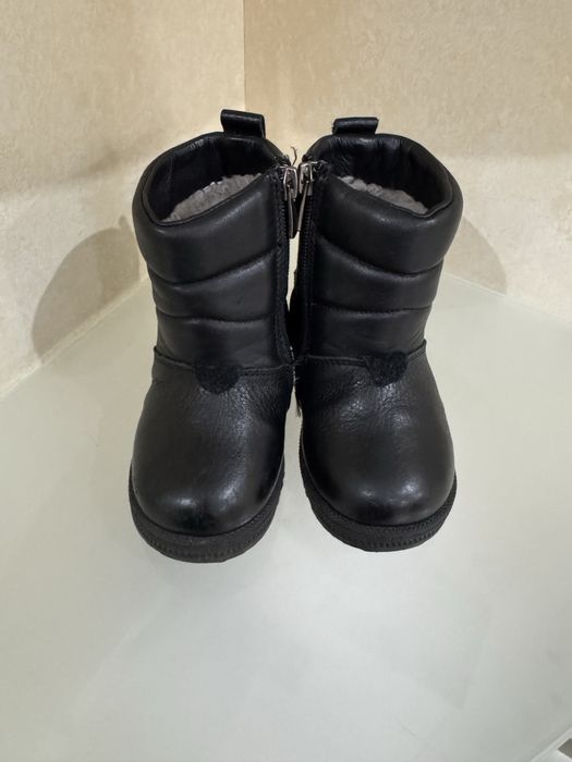 Продам кожаные сапоги