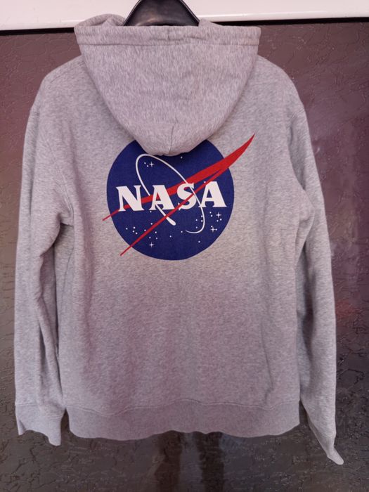 Сив суичърс качулка Nasa