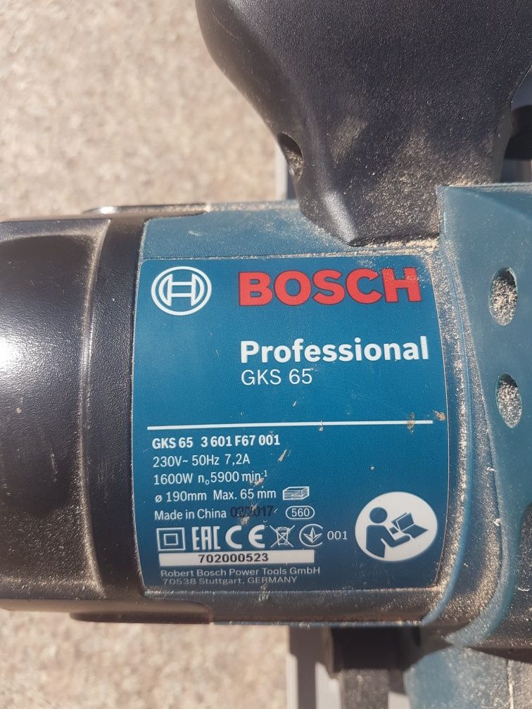 Циркуляр Bosch GKS 65 1600W 190mm