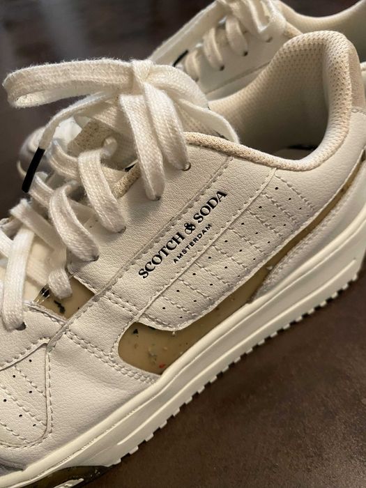 Scotch & Soda, Pantofi sport piele si piele intoarsa