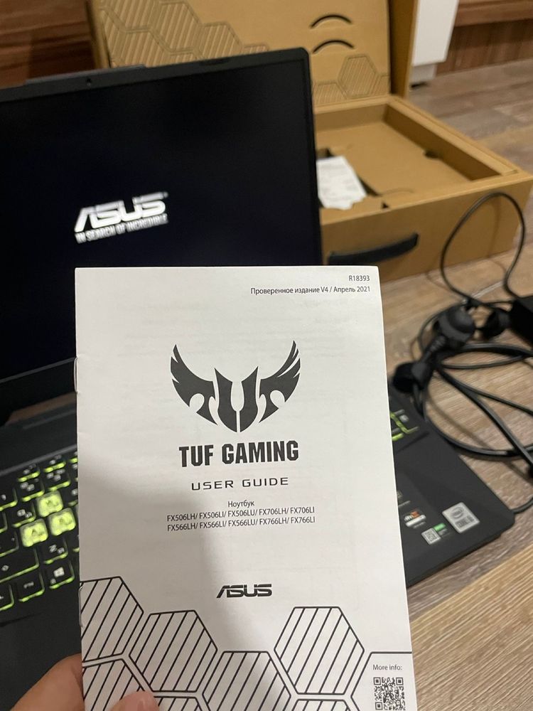 Продам игровой ноутбук Asus TUF Gaming в отличном состоянии