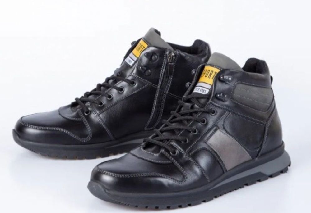 Продам новые зимние кроссовки из натуральной кожи!