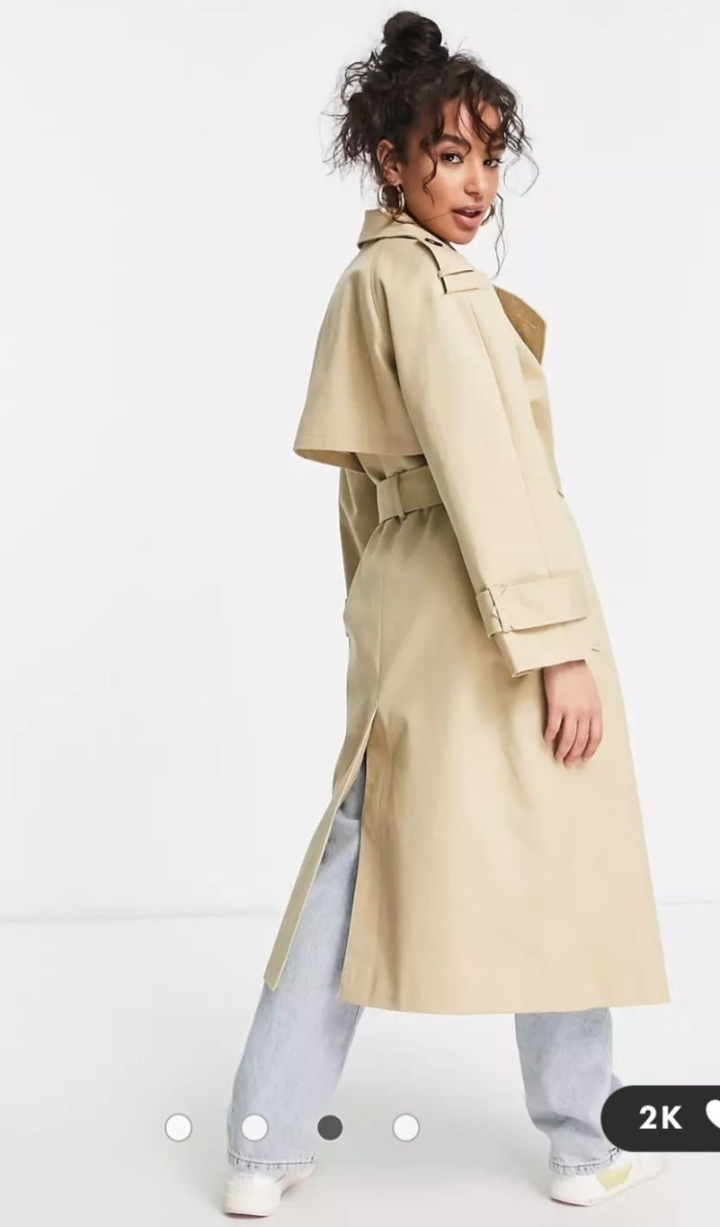 Asos design trench XS