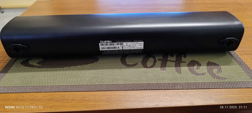 САУНДБАР с ВТ,оптичен и аналогов вход!