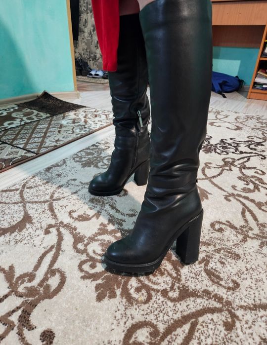 Женские сапоги натуральные кожанные