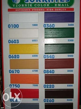 Лакове и Боя на водна основа Сократес