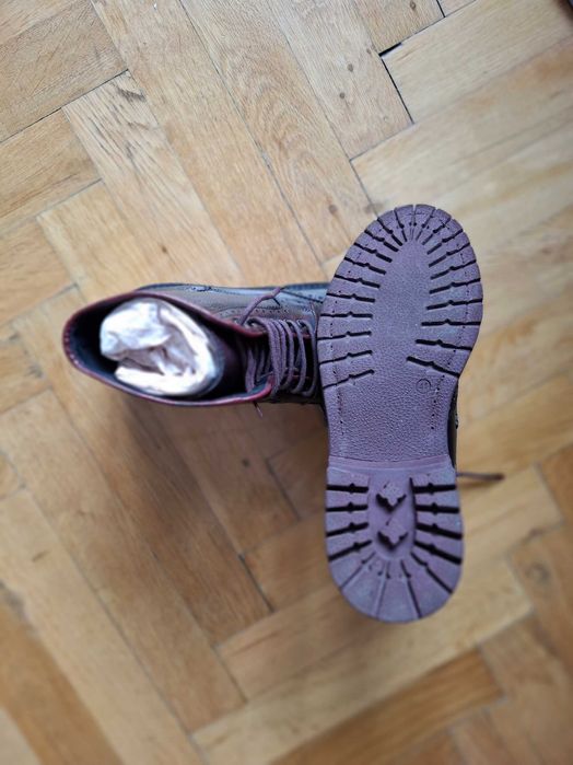 Cizme ghete barbati Massimo Dutti piele naturala, NOI, maro, 41 (27cm)