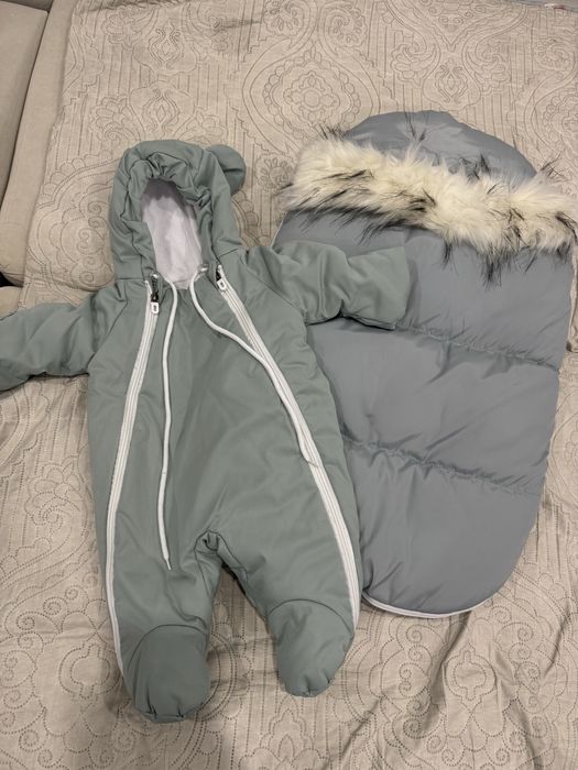 Зимний комплект для новорожденного
