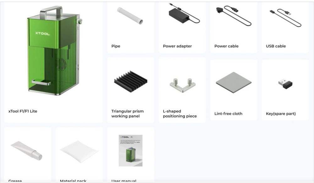 xTool F1 Lite Gravare Laser