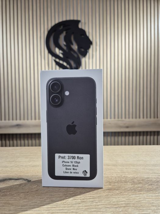 iPhone 16 128gb Black Neverlocked/Fact+Garantie