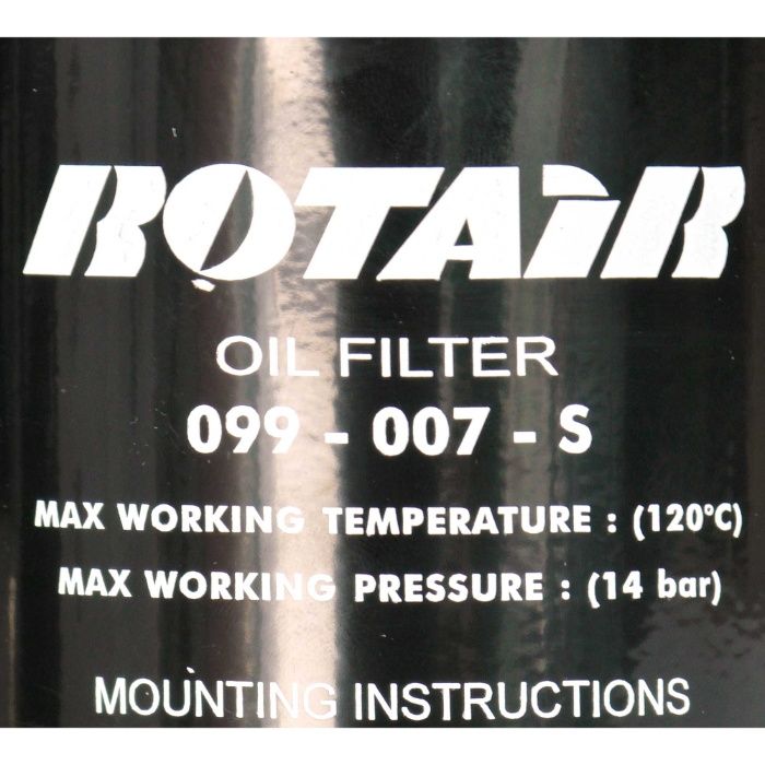 Filtru Rotair 099-007-S ulei hidraulic pompe si compresoare 1795