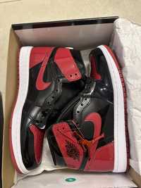 jordan 1 bred patent+CADOU tag uri stockX si shields