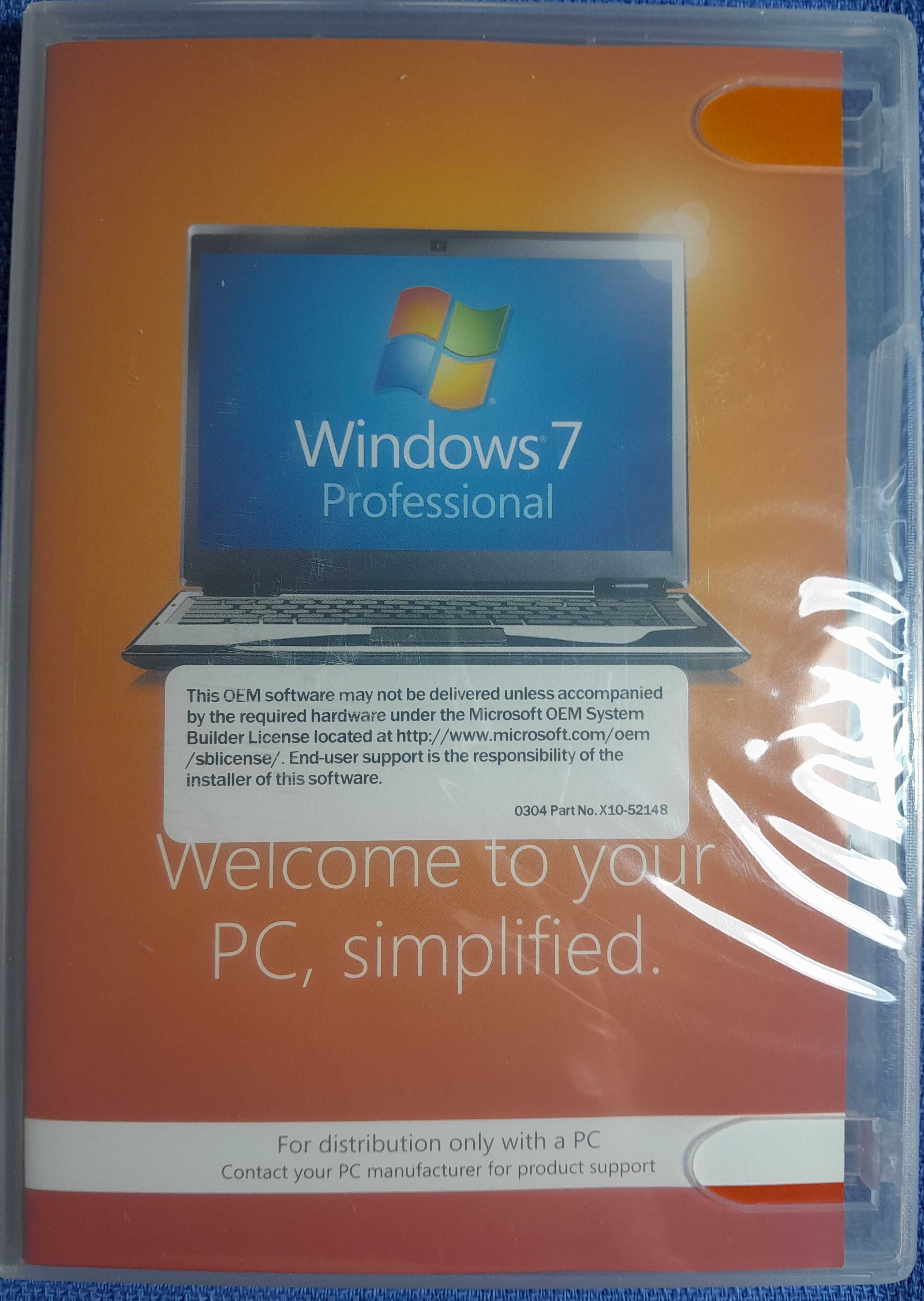 ОЕМ-лицензия Windows Pro 7 (32-bit Eng) для сборщиков систем