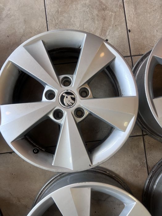 Jante originale skoda 3- 5x112 r16 - fara probleme -1500 lei set