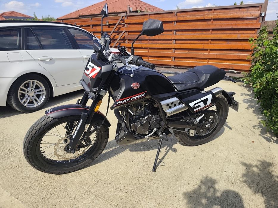 Mondial Flat Track 125 CC A1 ABS an 2021 ( motorizarea Aprilia RS4)