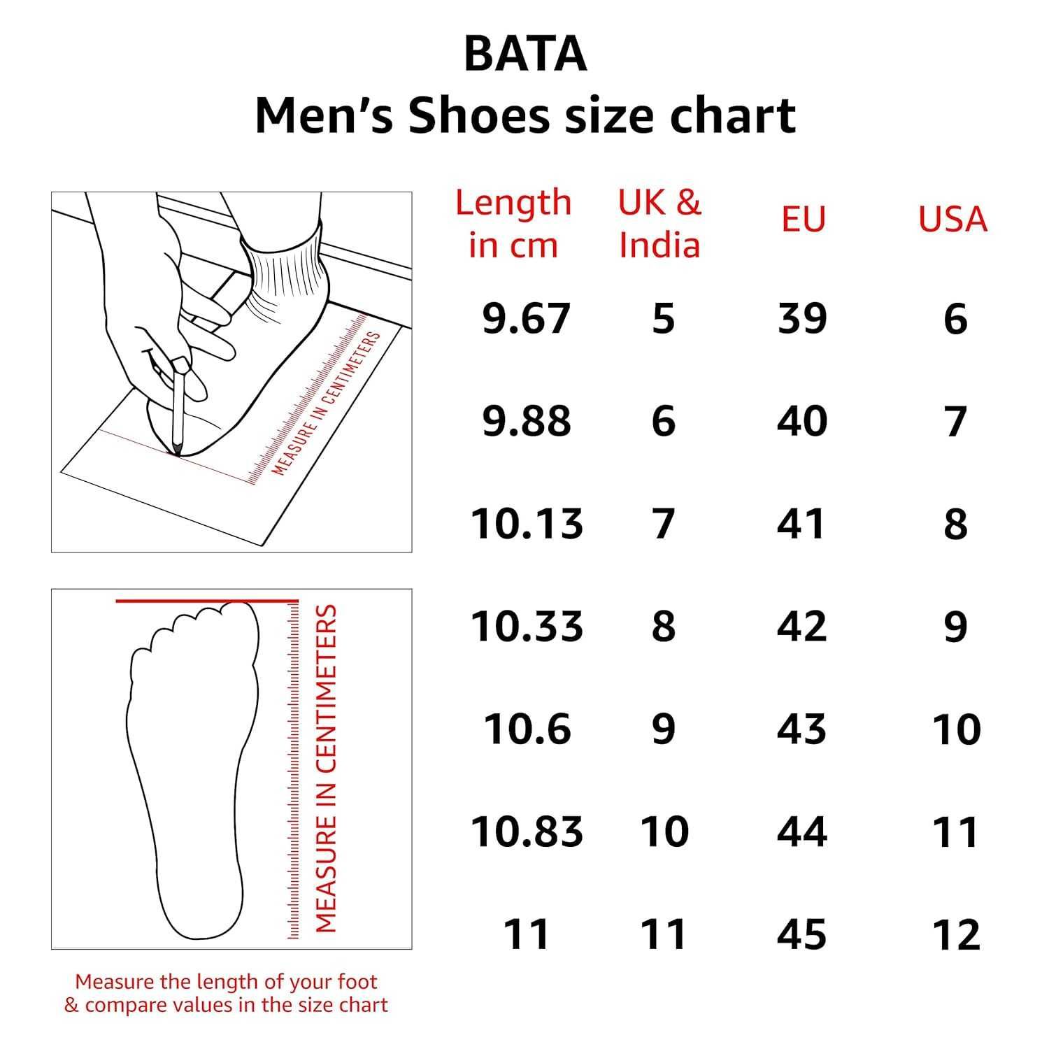 Bata естествена кожа официални мъжки обувки