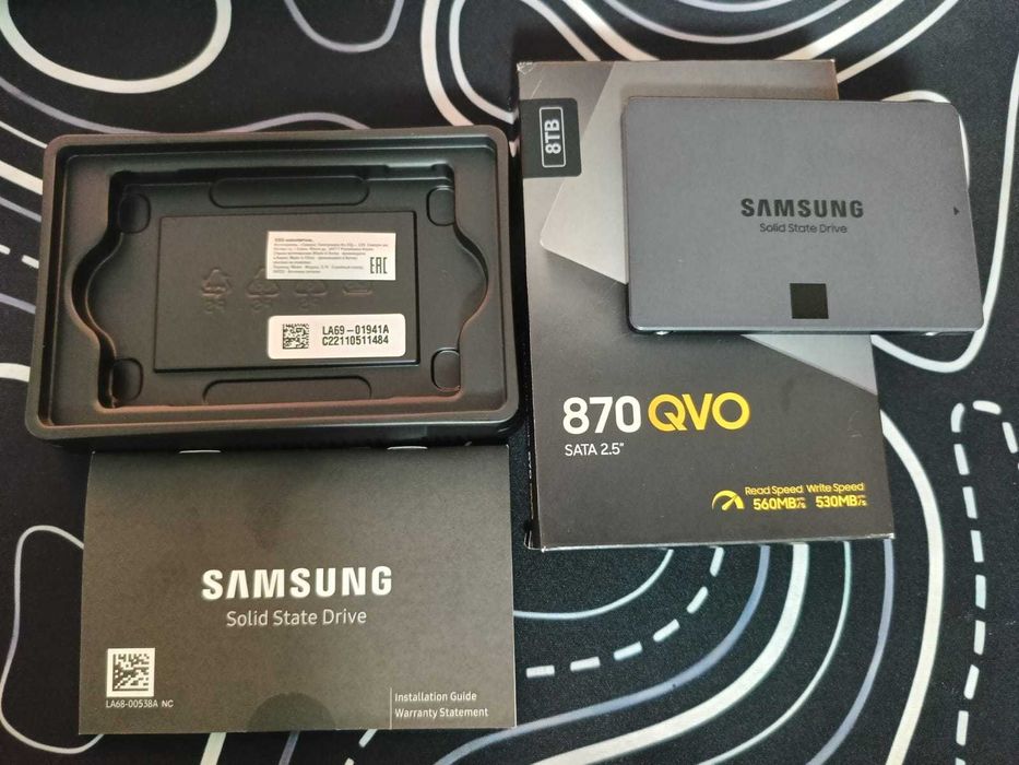 SSD Samsung 870 QVO, MZ-77Q8T0BW, 8 Тб