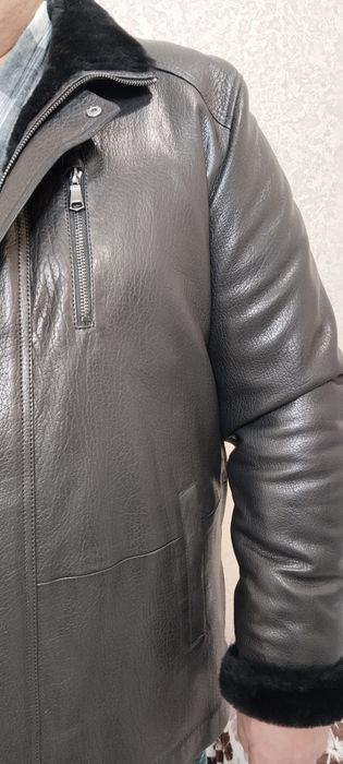 Зимние кожаные куртки