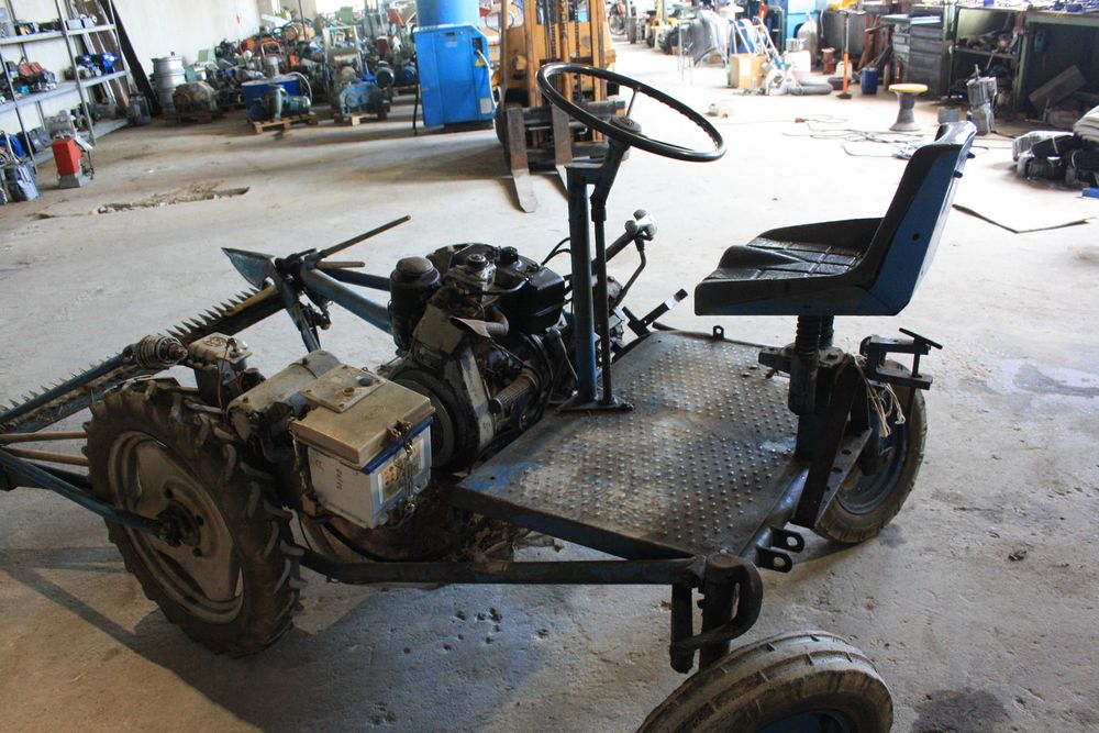 Дизелова сенокосачка BCS четириколка Хидравлика|Стартер 13 к.с