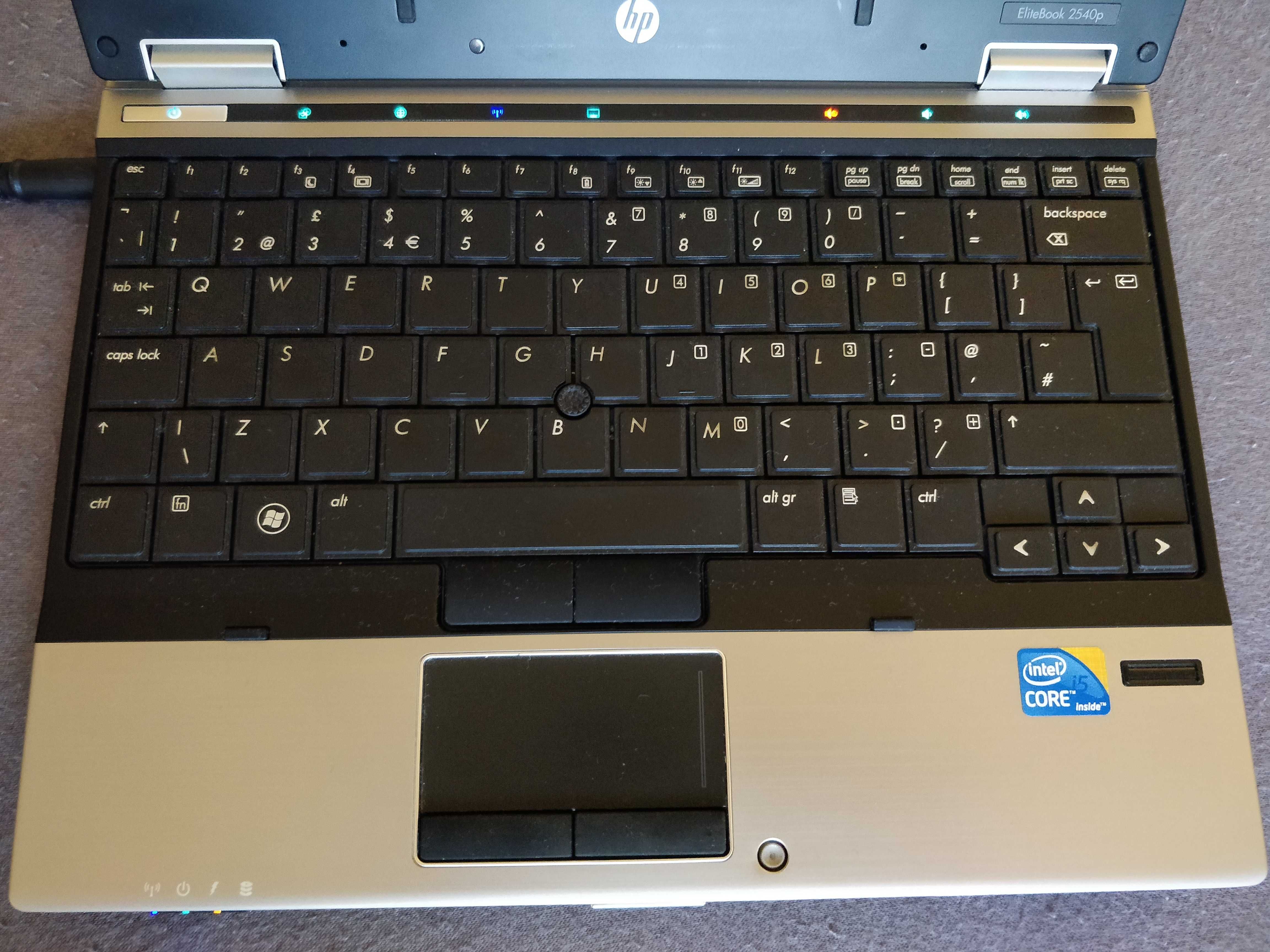 Laptop HP EliteBook 2540p, Intel Core i5-540M, 6GB RAM, SSD 240gb