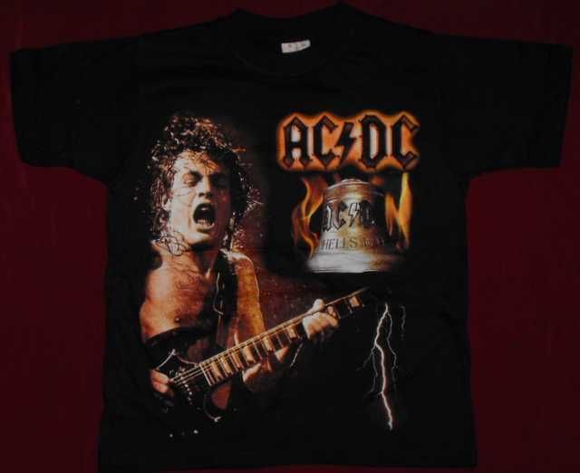 Tricou AC/DC -Hells Bells,Black Ice,Angus