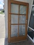 Usa exterior /terasă termopan profil lemn