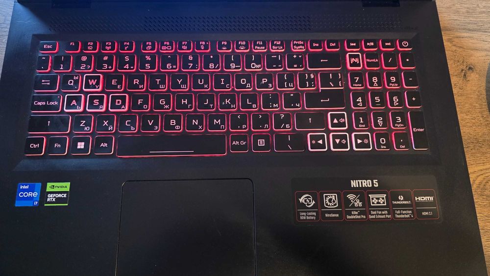 Лаптоп Acer Nitro i7 16gb
