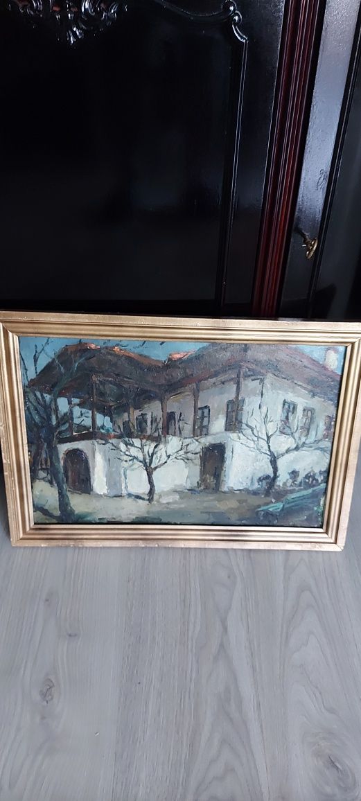 Tablou vechi, ulei, semnat, autor consacrat, piese de colecție.