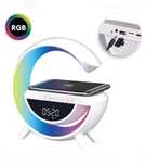 Lampa boxa smart 4 in 1 (boxa/ceas/lampa/incarcator wireless fast)