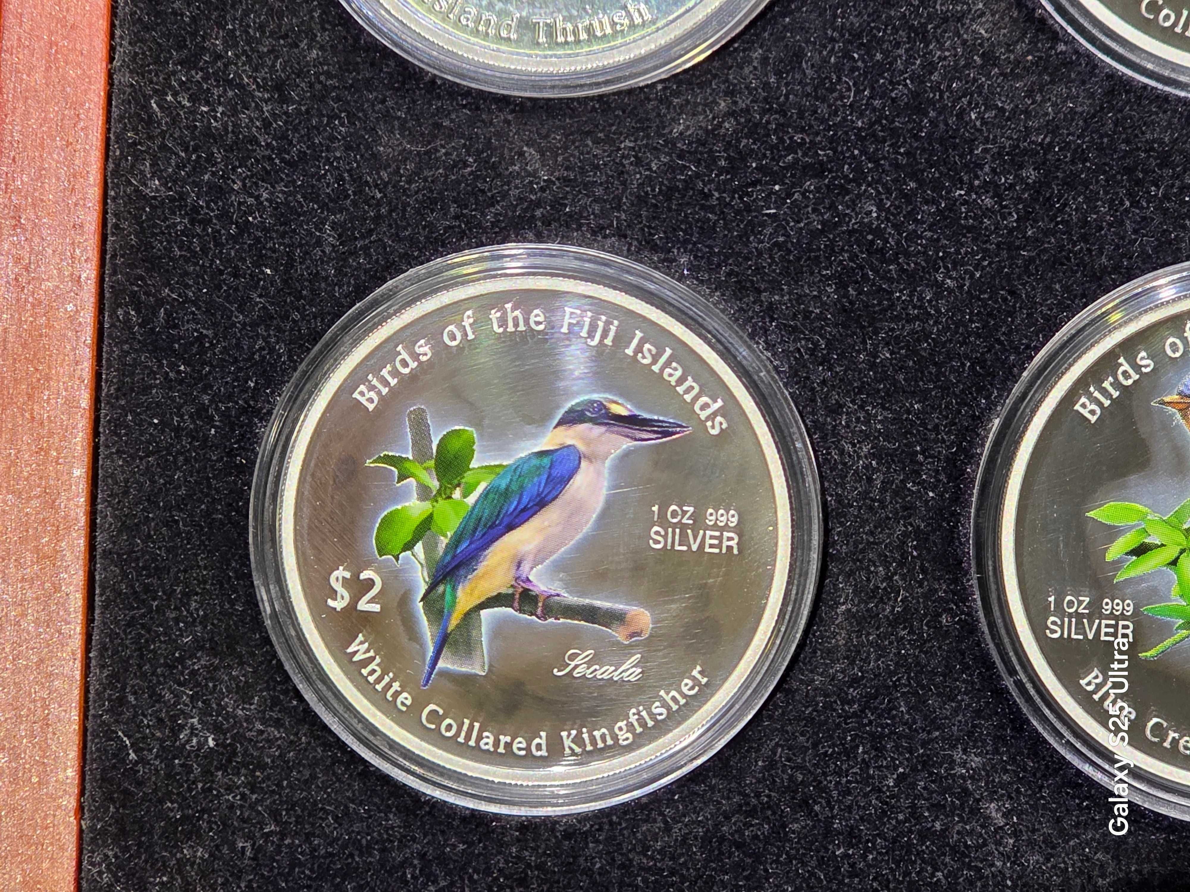 Birds of the Fiji Islands – Лимитиран сребърен комплект 4 монети Proof