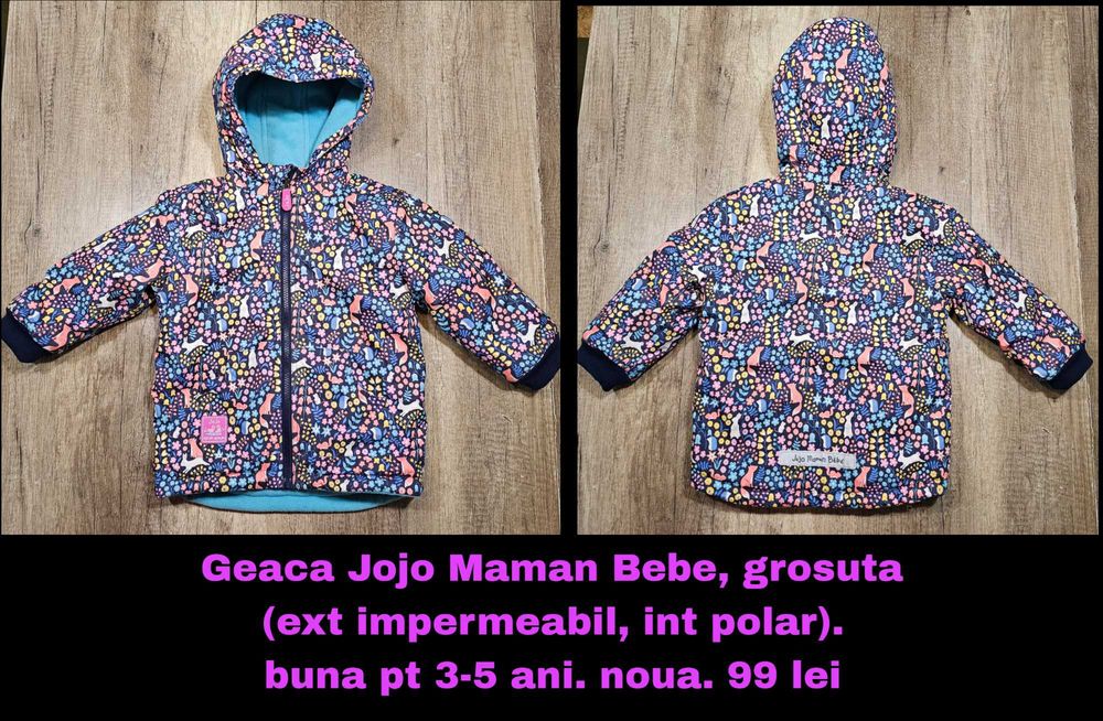 Geaca fetite varsta gradinita