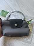 Longchamp Gray gri Le pliage original pouches