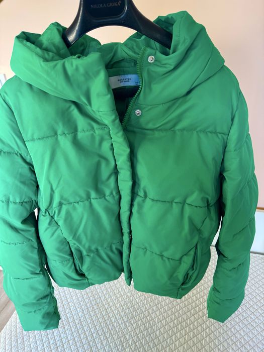 Зелено зимно яке