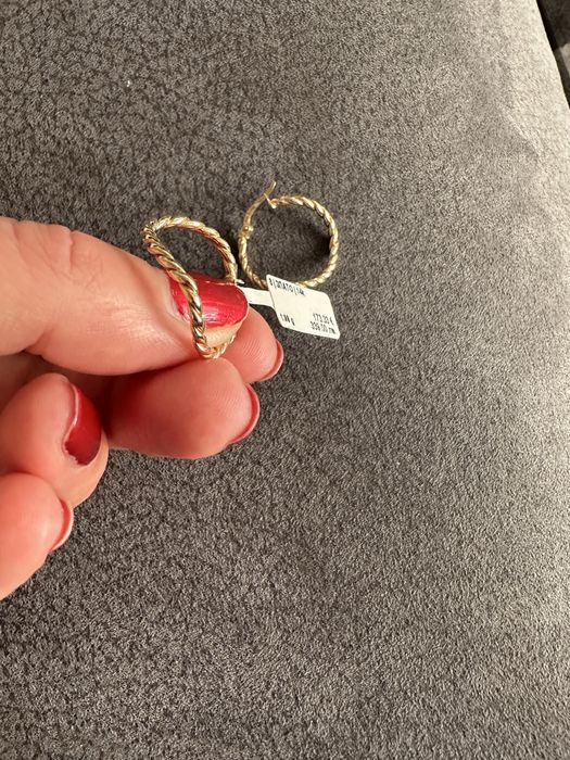 Златни обеци, 14 к.