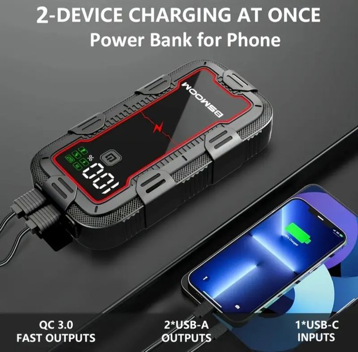 Мощен Jump Starter висок клас 26800mAh
